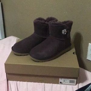 Purple Ugg’s boots